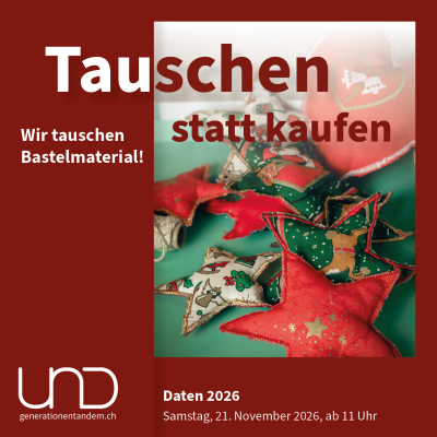 Tauschen statt kaufen: Bastelmaterial Tauschen statt kaufen: Bastelmaterial