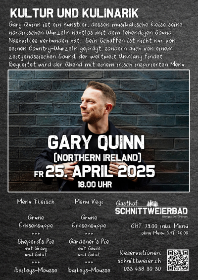 Gary Quinn - Livemusik - Northern Ireland