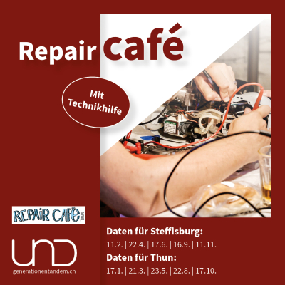 RepairCafé mit Technikhilfe RepairCafé mit Technikhilfe
