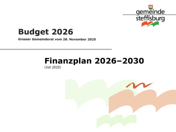 Finanzplan 2026–2030 und Budget 2026
