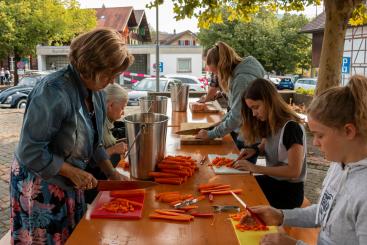 Veranstaltung "Gemeinsames Kochen und Geniessen zum Abschluss der Gartensaison".