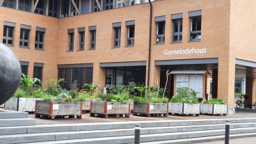 Urbane Gärten beim Gemeindehaus