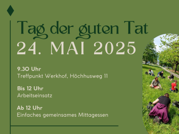 Medienbericht vom 15. Mai 2025 Tag der guten Tat und Sensibilisierung für Problempflanzen